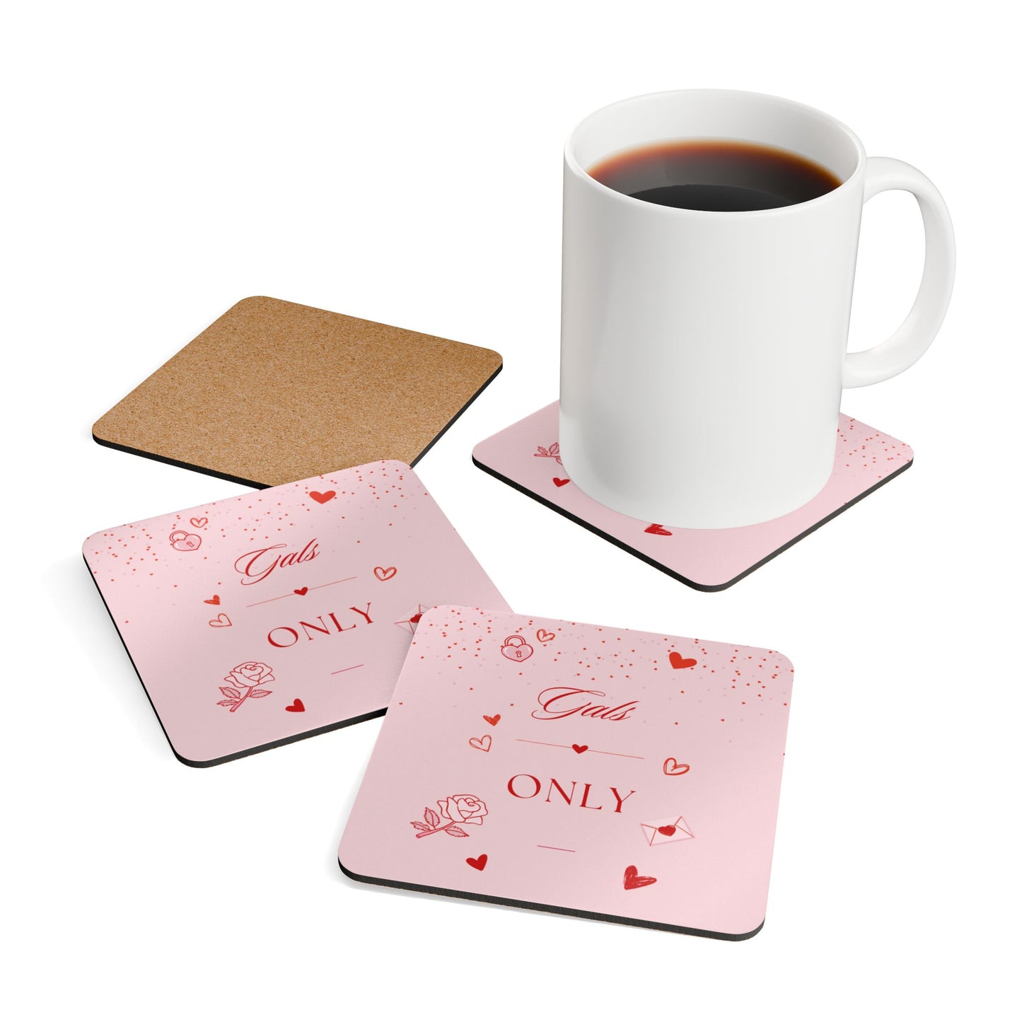 GALENTINES coasters